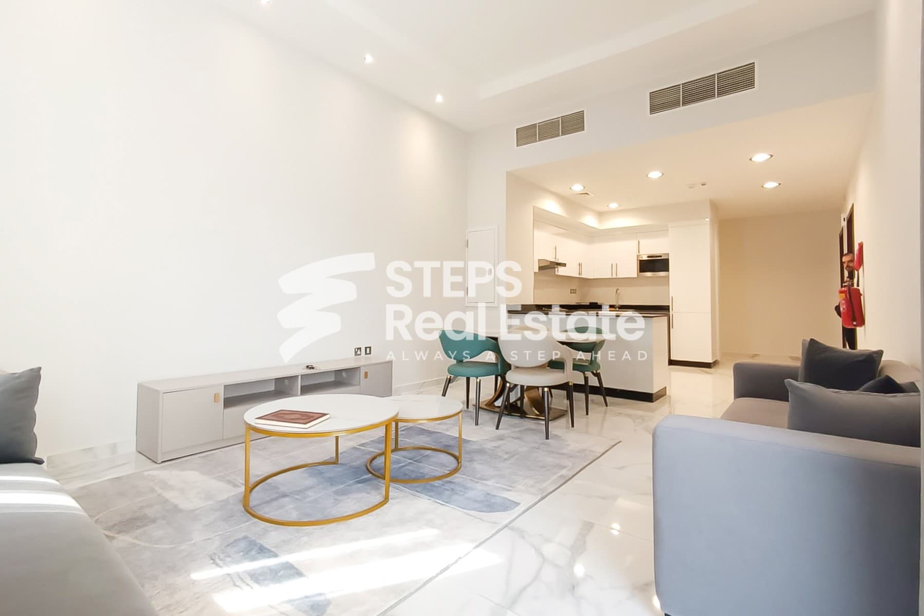 Spacious Furnished Apartment with Sea & City Views