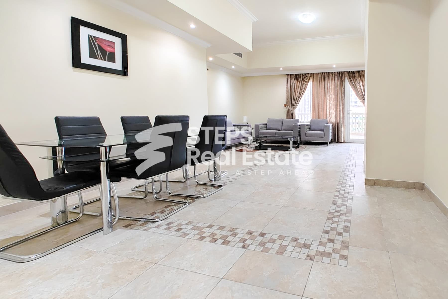 High-Floor Furnished Flat for Sale with City Views