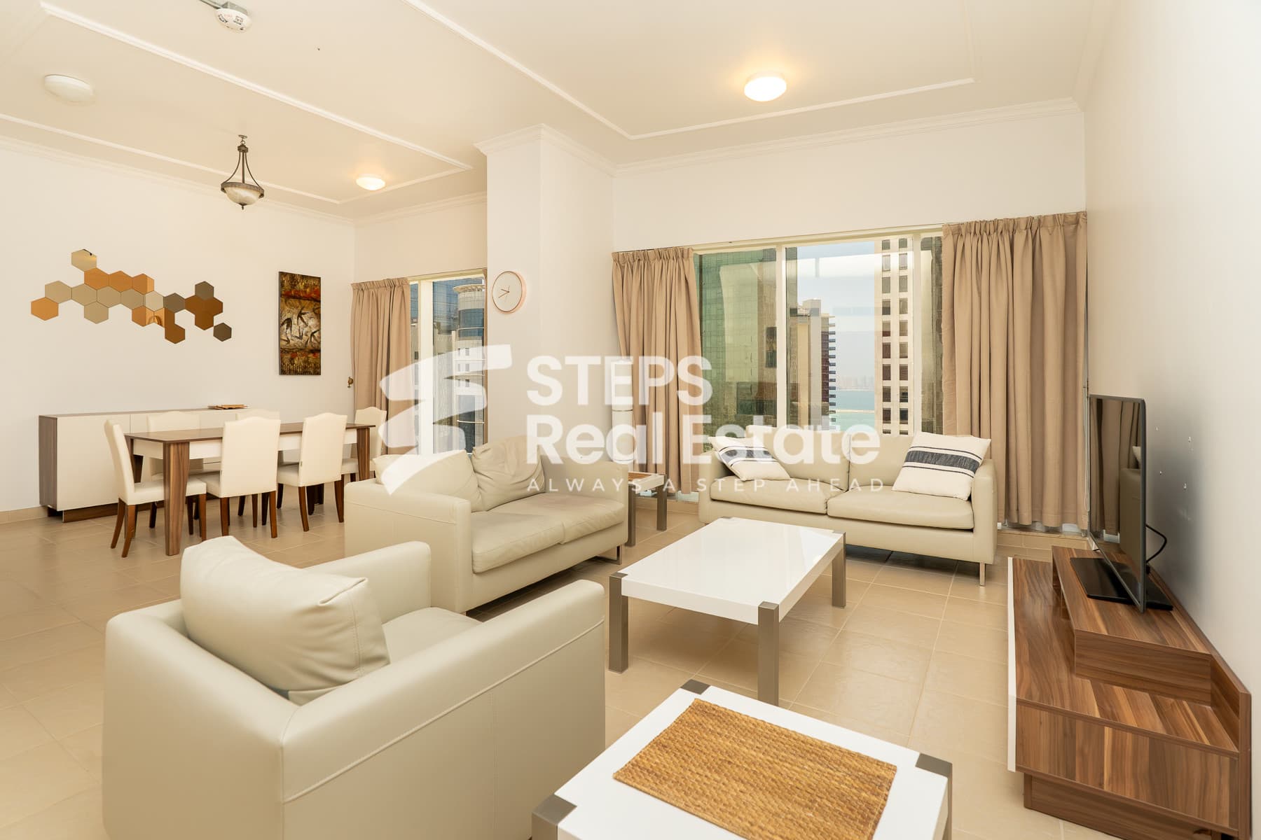 Spacious Furnished Flat in the Heart of West Bay