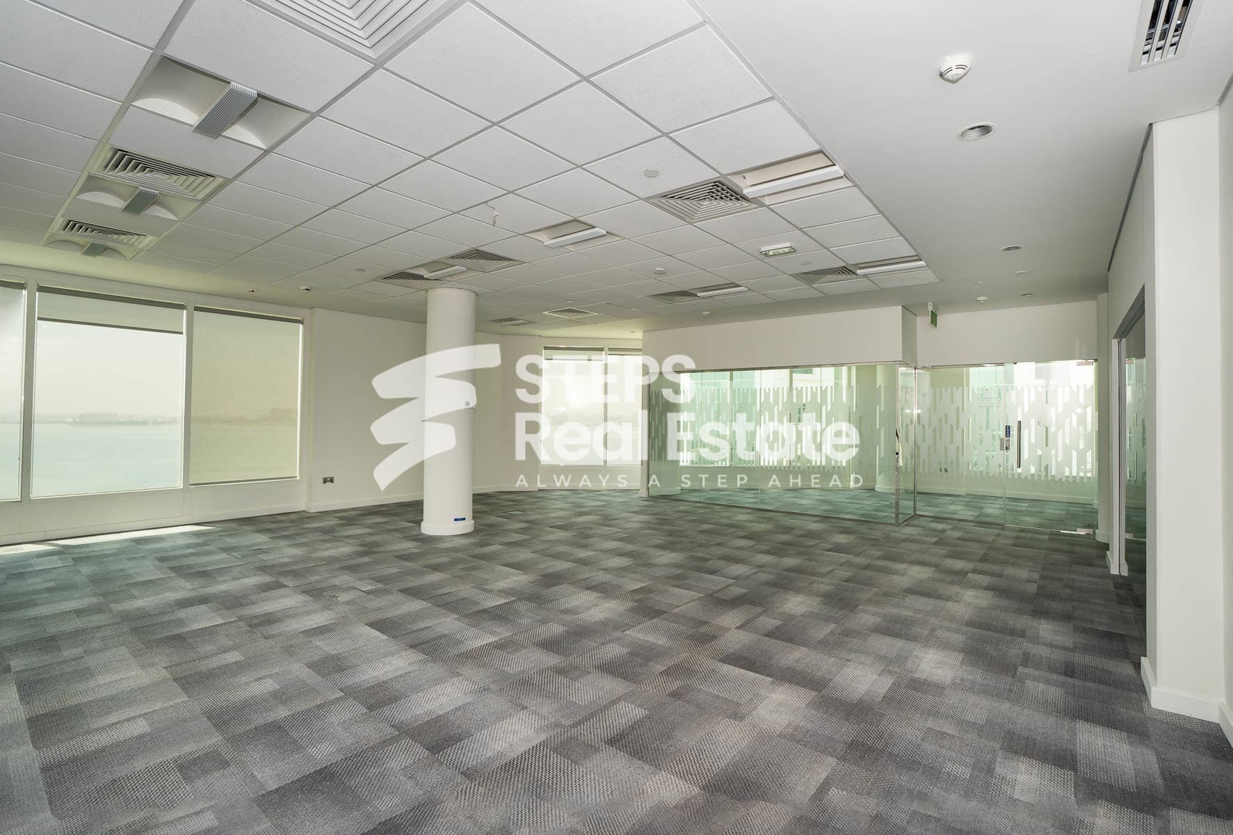 Fitted Office in West Bay with sea and city views