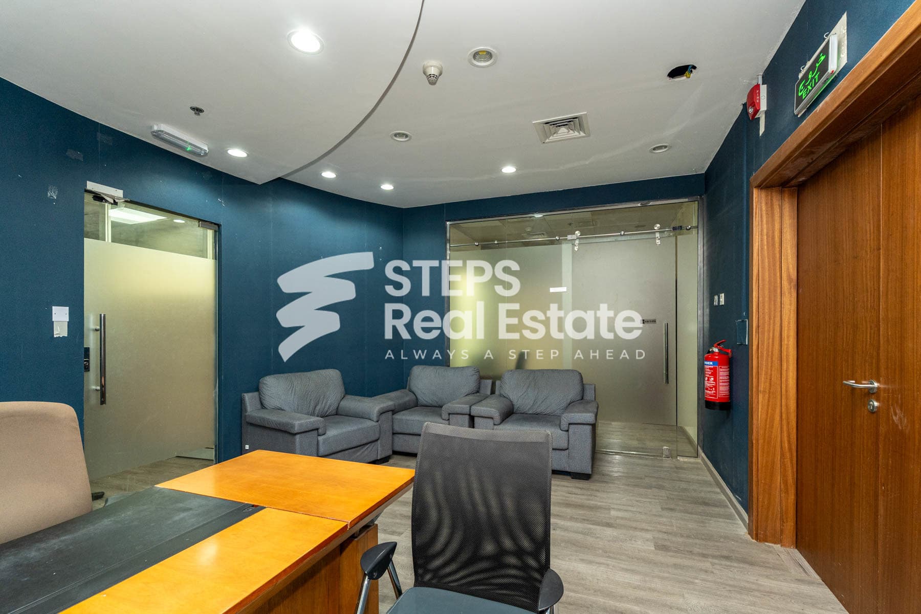 Prime Location Office in West Bay with Sea View