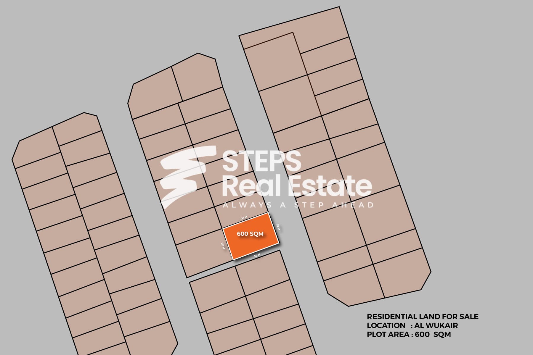 Residential Villa Land for Sale in Al Wukair