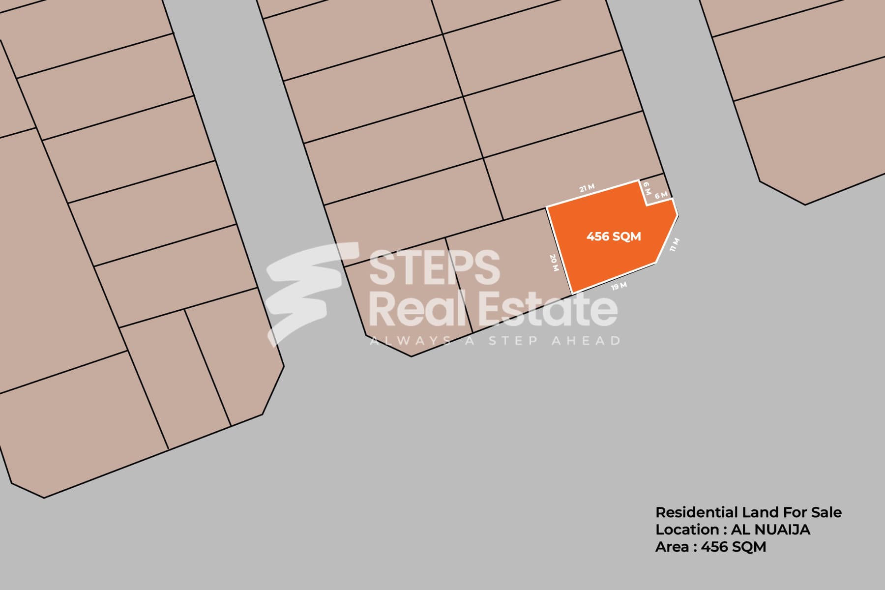 Residential Corner Plot in Al Nuaija for Sale