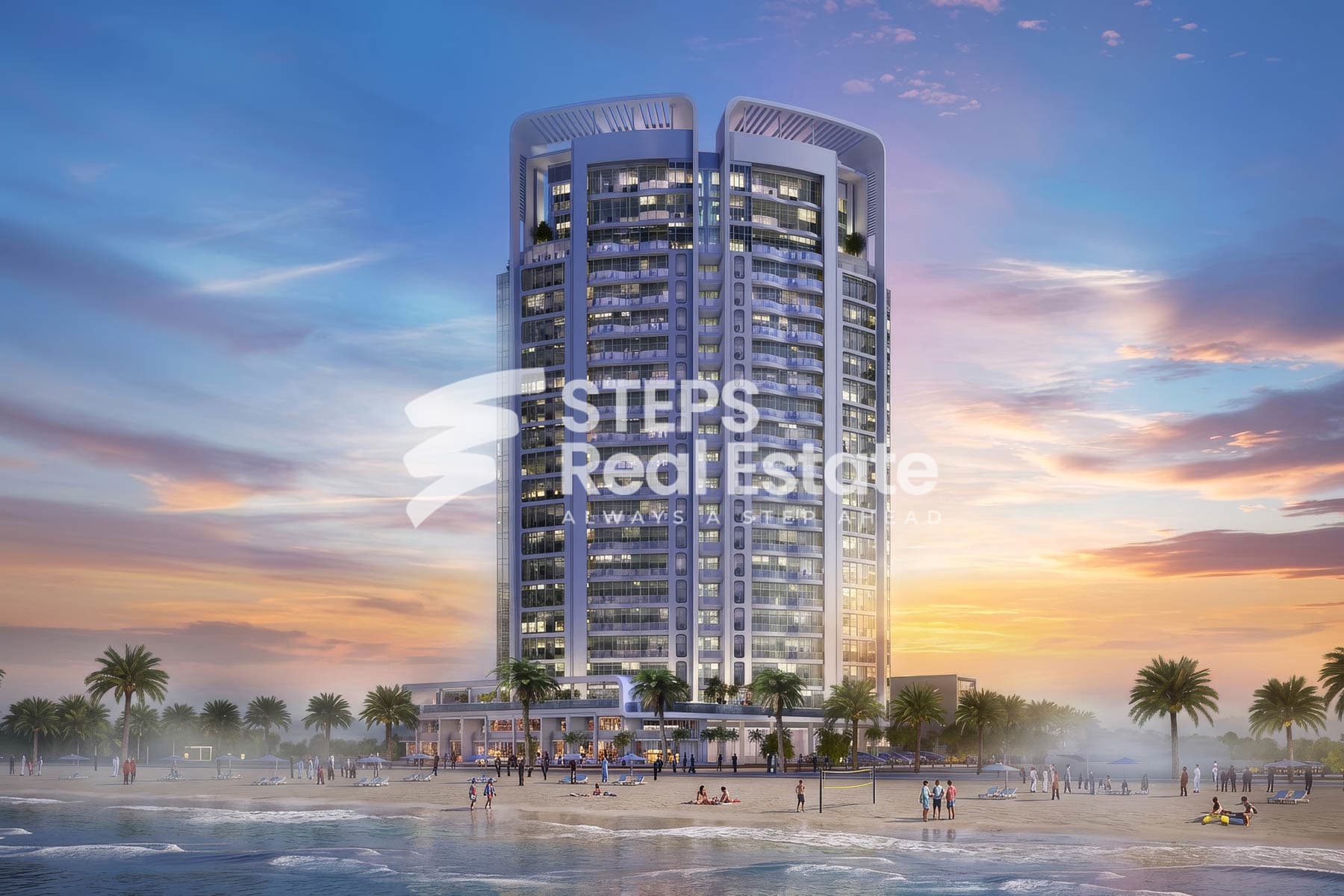 Waterfront Apartment with Beach Access in Lusail