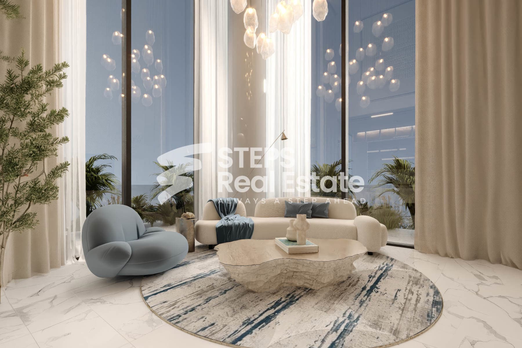 Flexible Payment Furnished 1BR in Lusail Marina