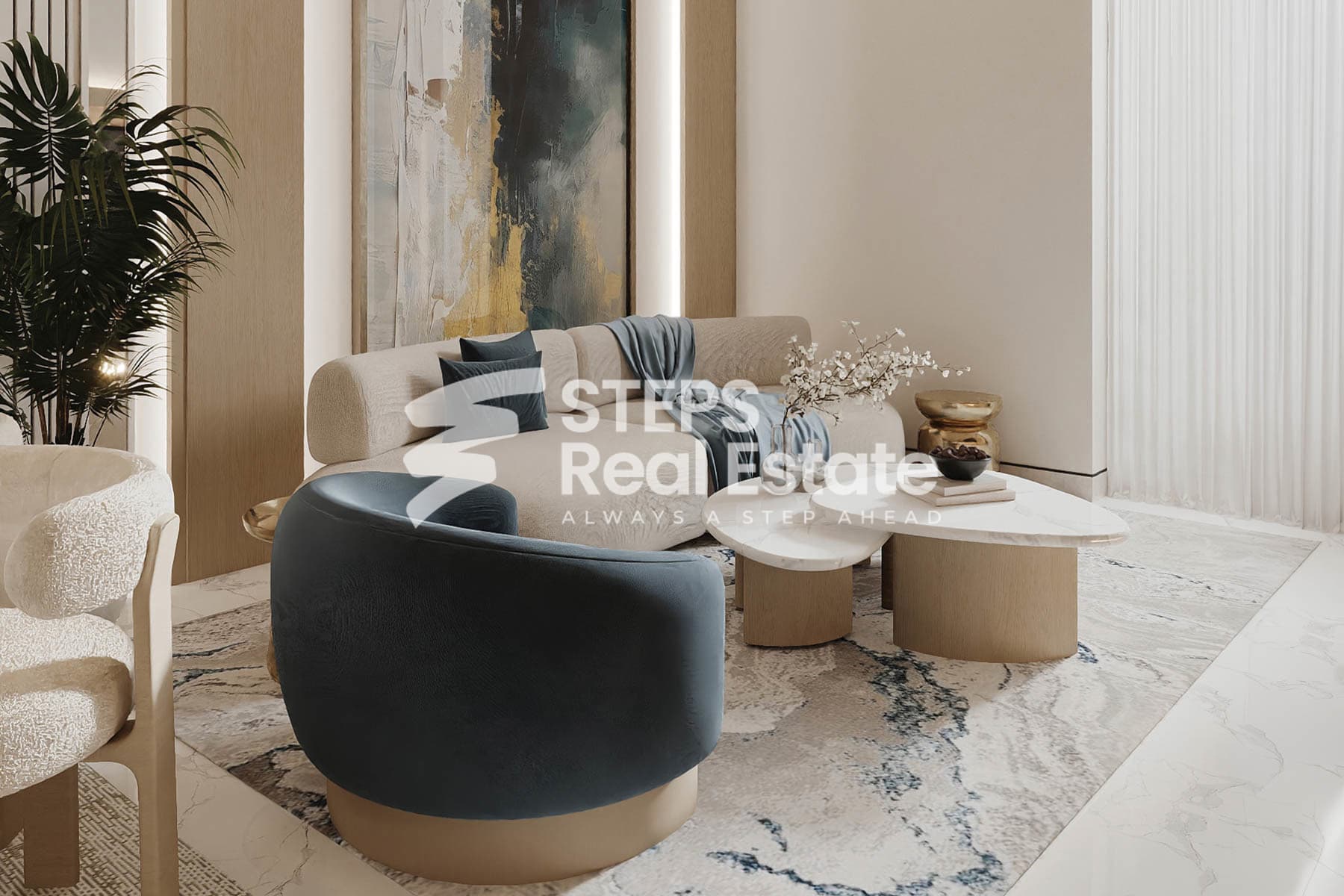 Furnished Flat with Flexible Plan in Lusail Marina