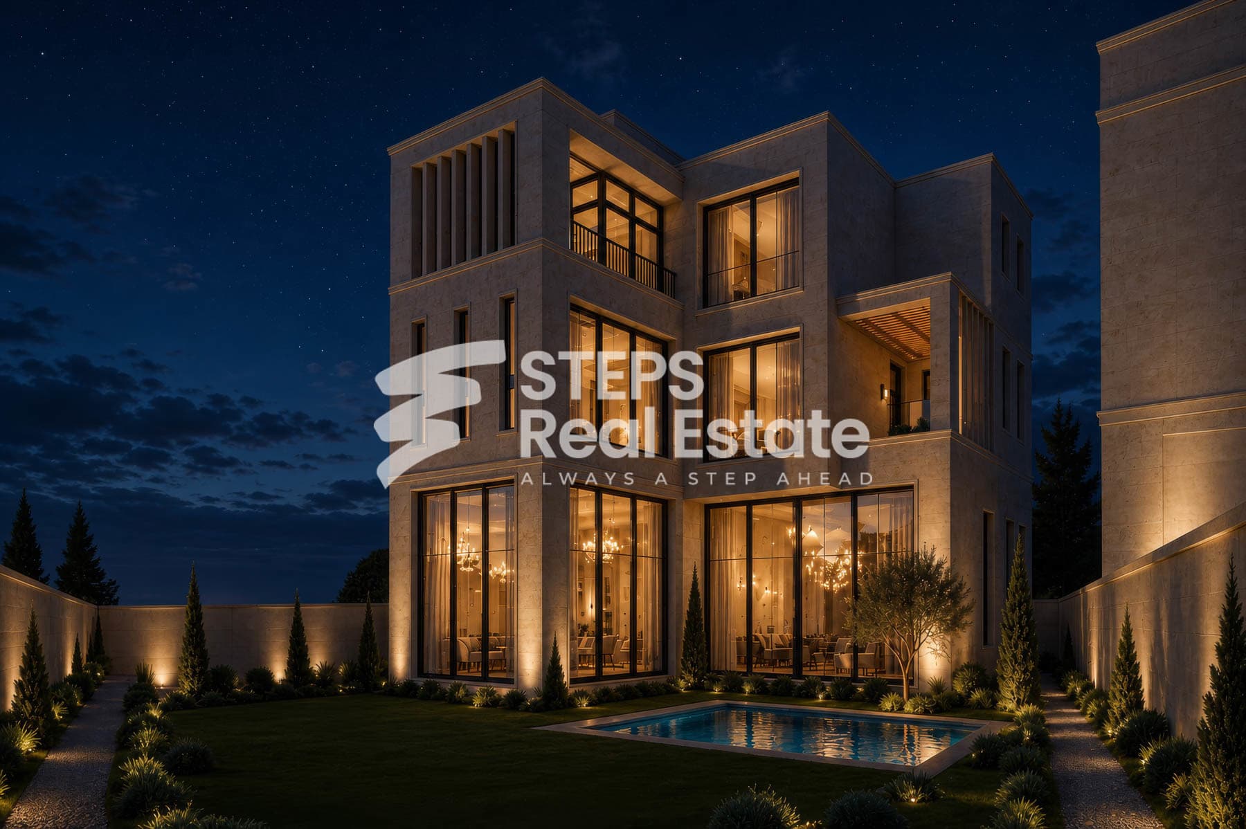 Luxury spacious freehold villa in Lusail with Plan