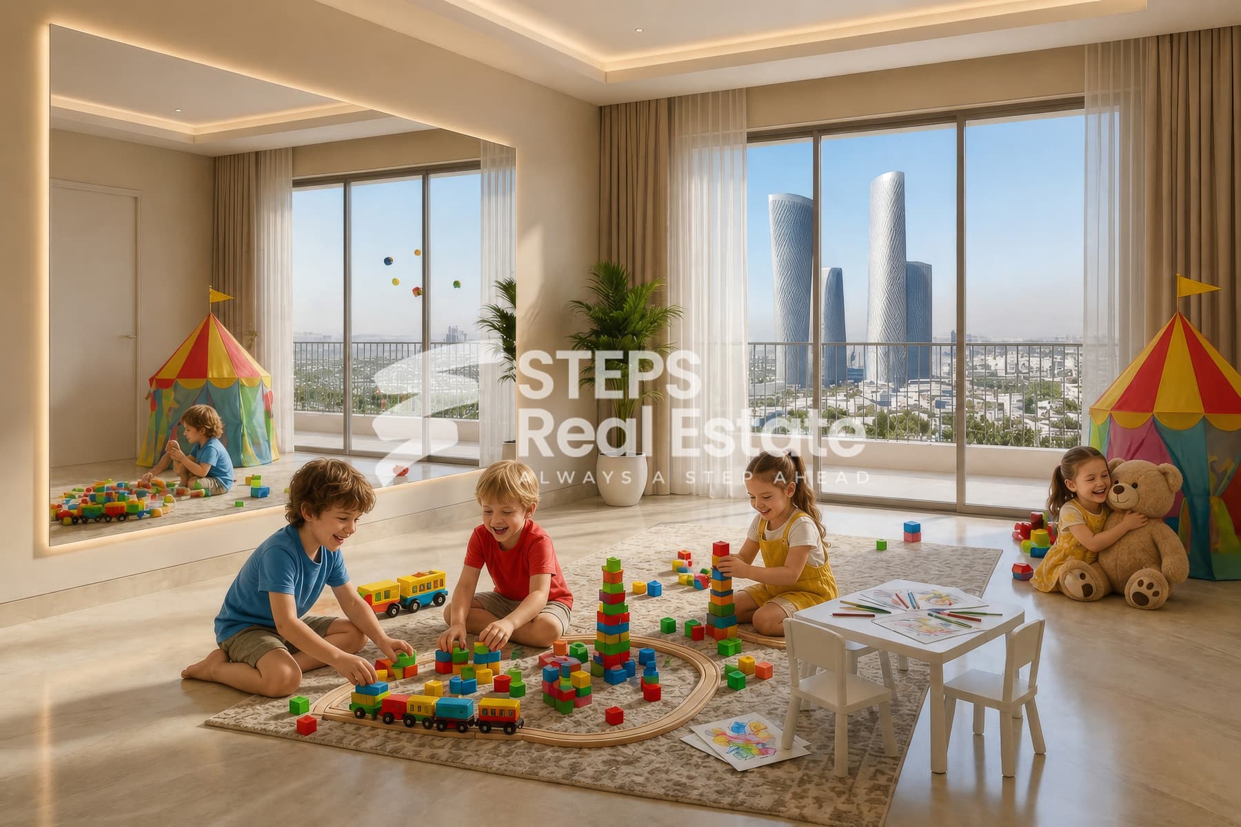 Flexible Plan Studio Apartment in Fox Hills Lusail