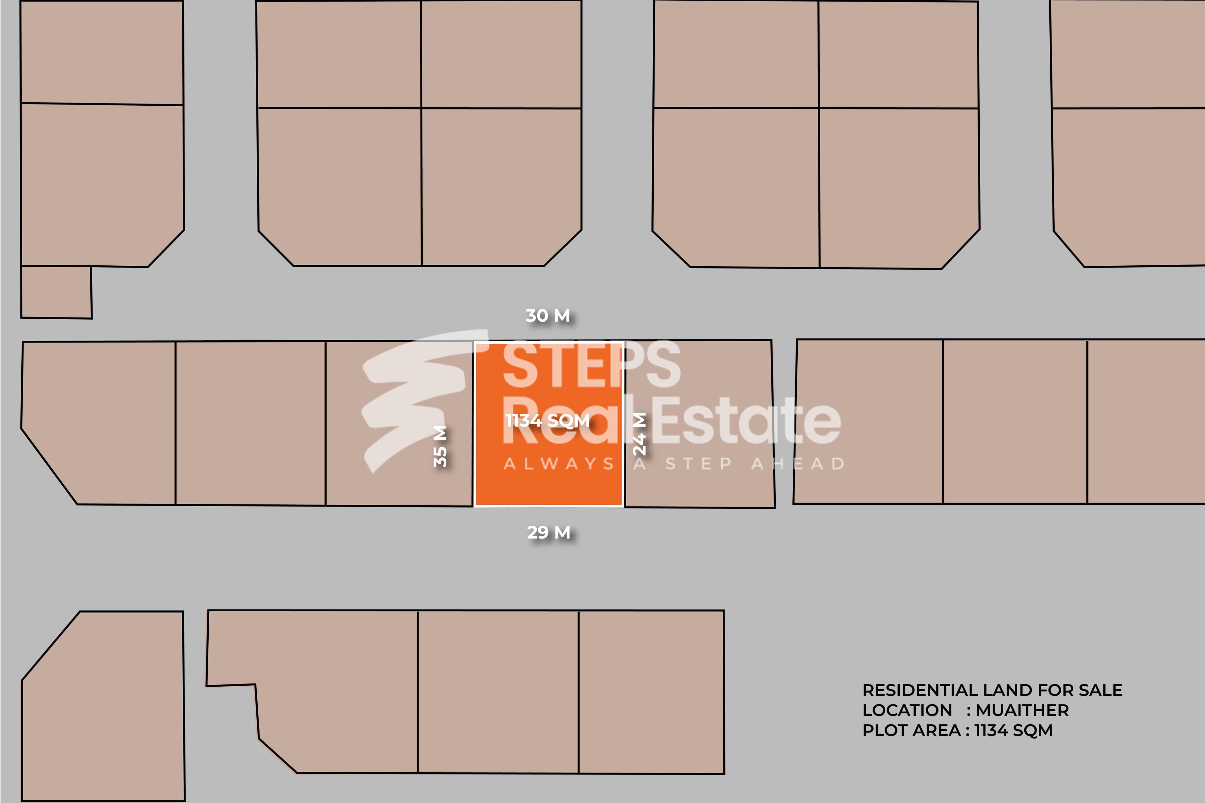 Residential Villa Plot for Sale in Muaither