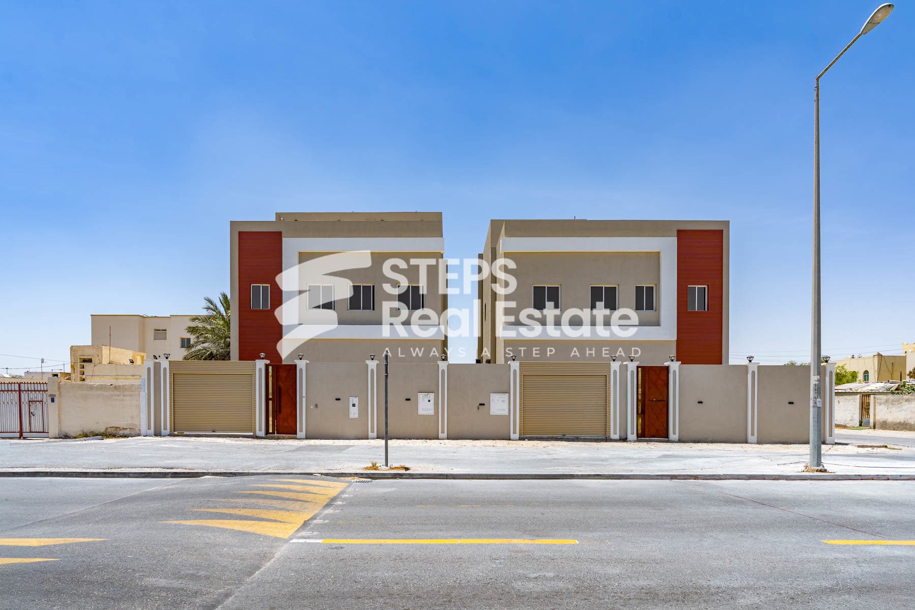 Brand new villa for rent with garden in Al Luqta