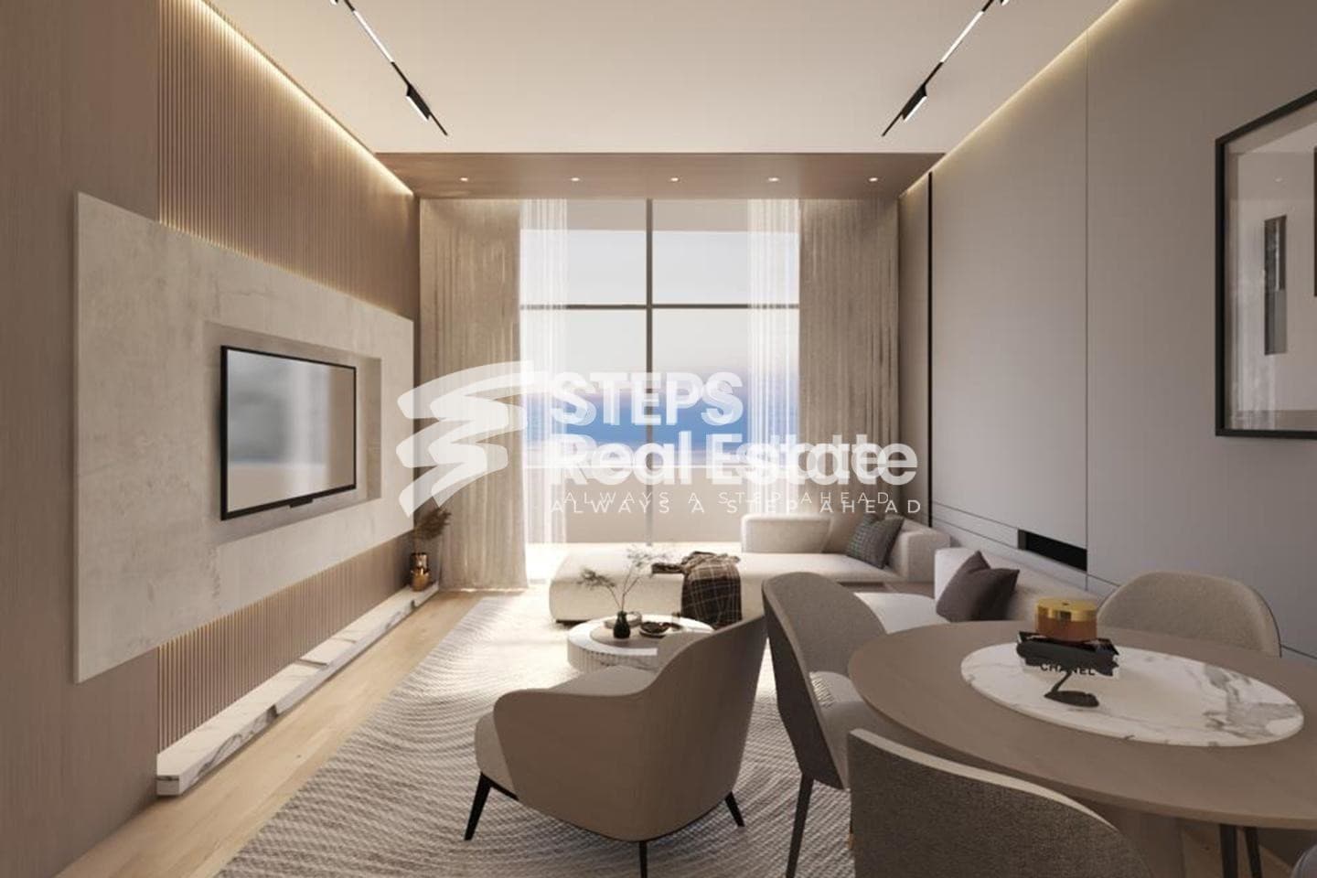 Prime Location Sea View Studio in Lusail