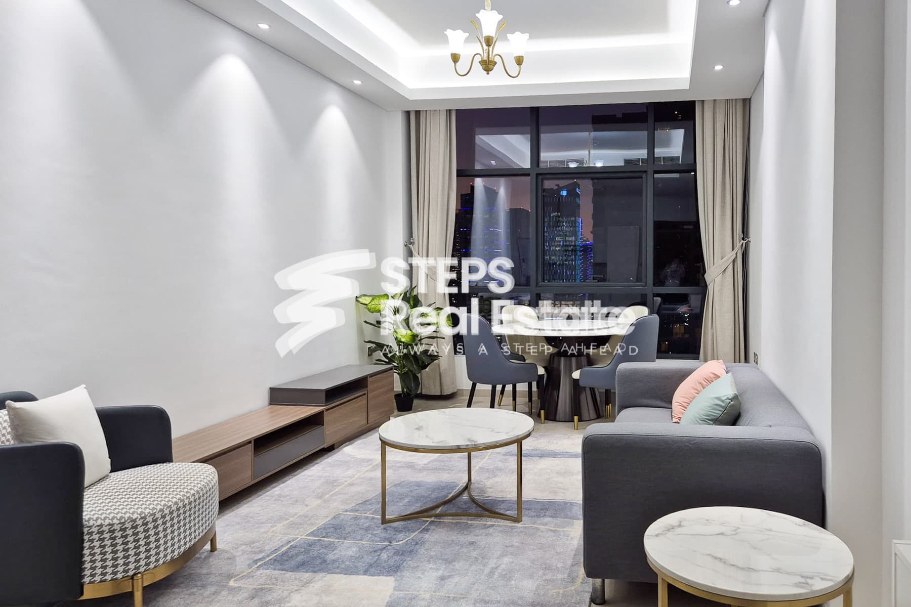 Furnished Apartment with City View, Lusail Marina