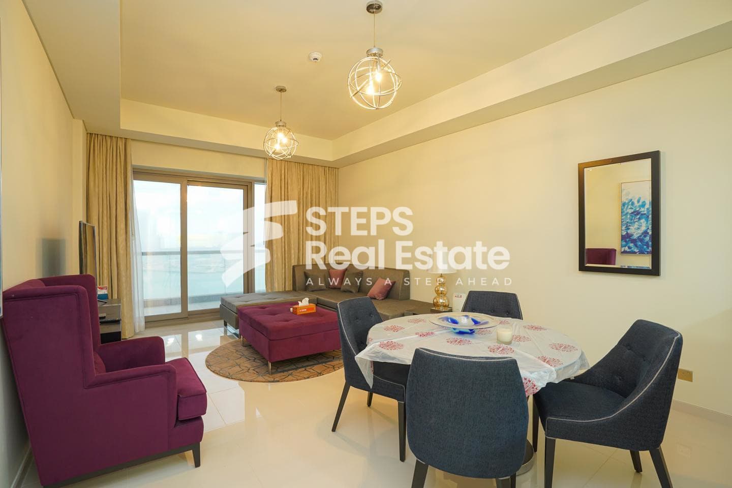 Furnished Apartment with Sea Views in Lusail