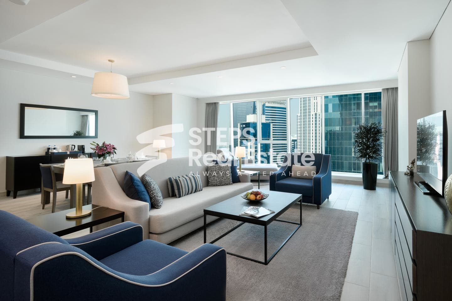 Furnished Apartment in Prime West Bay Location