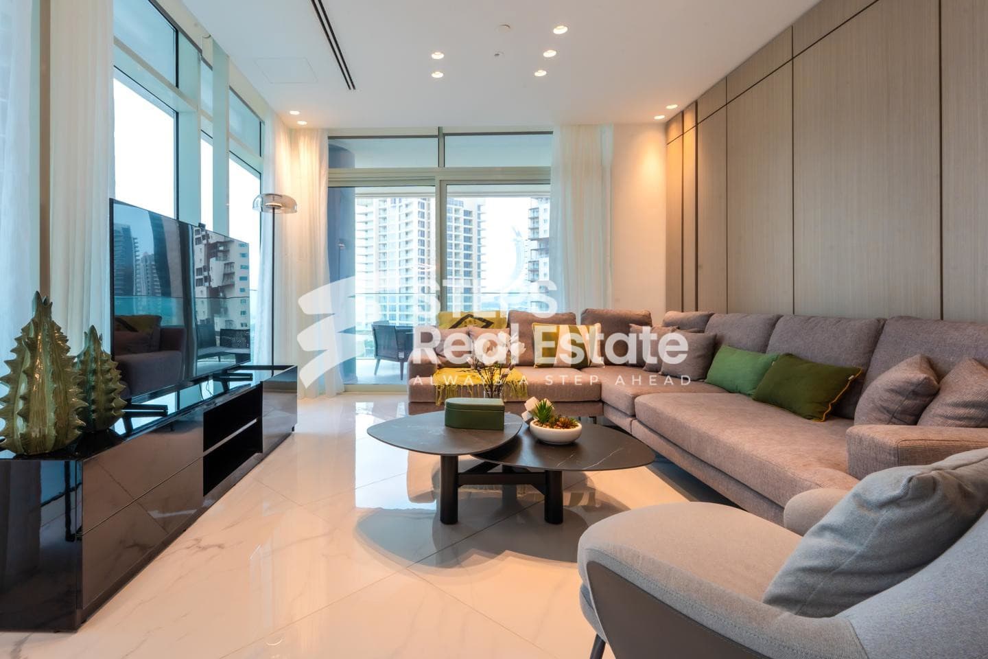 Modern Furnished flat with City Views in Lusail
