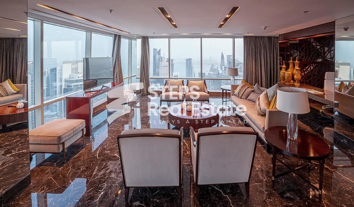 Fully Furnished Penthouse with Sea and City Views