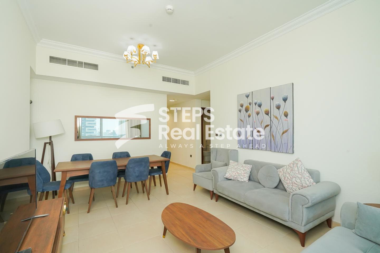 Furnished Lusail Apartment with Sea View