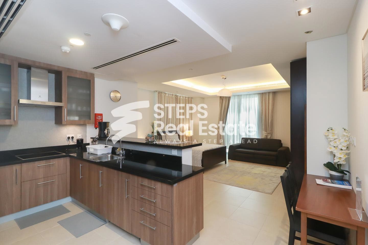 Studio With Bills Included | Sea & City Views