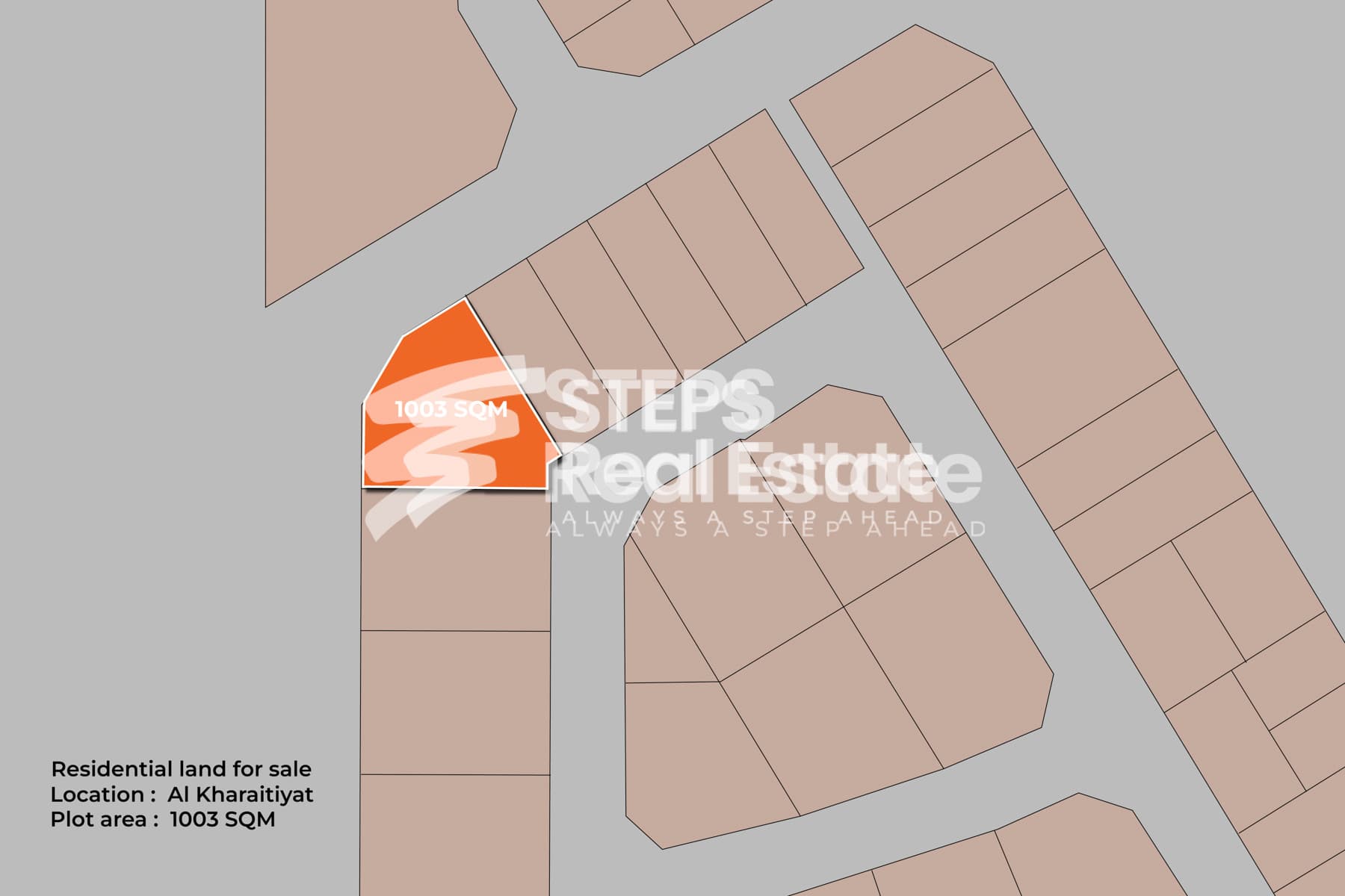 Prime Corner Villa Land in Al Kharaitiyat