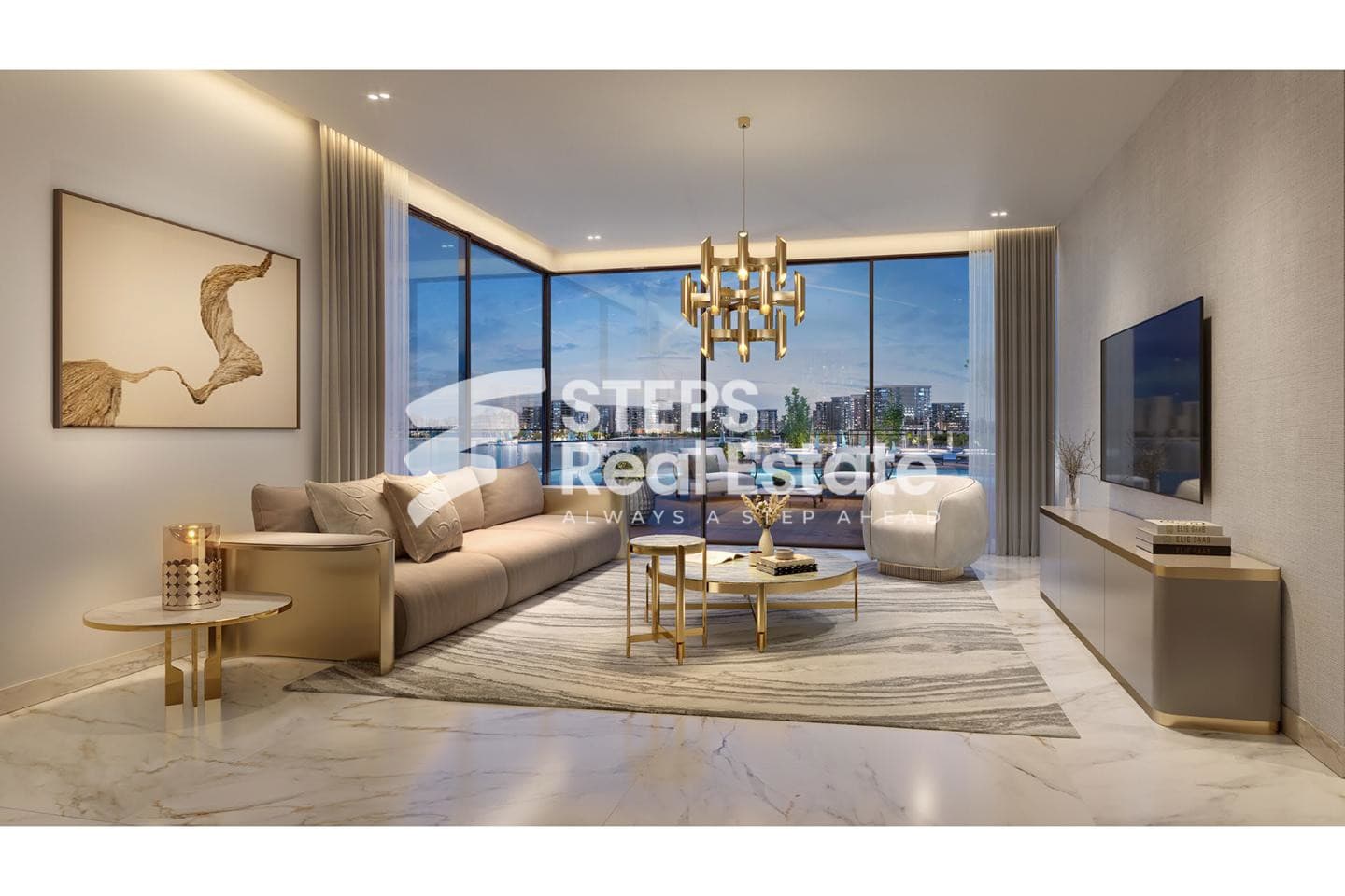 Furnished Apartment with City Views in Lusail