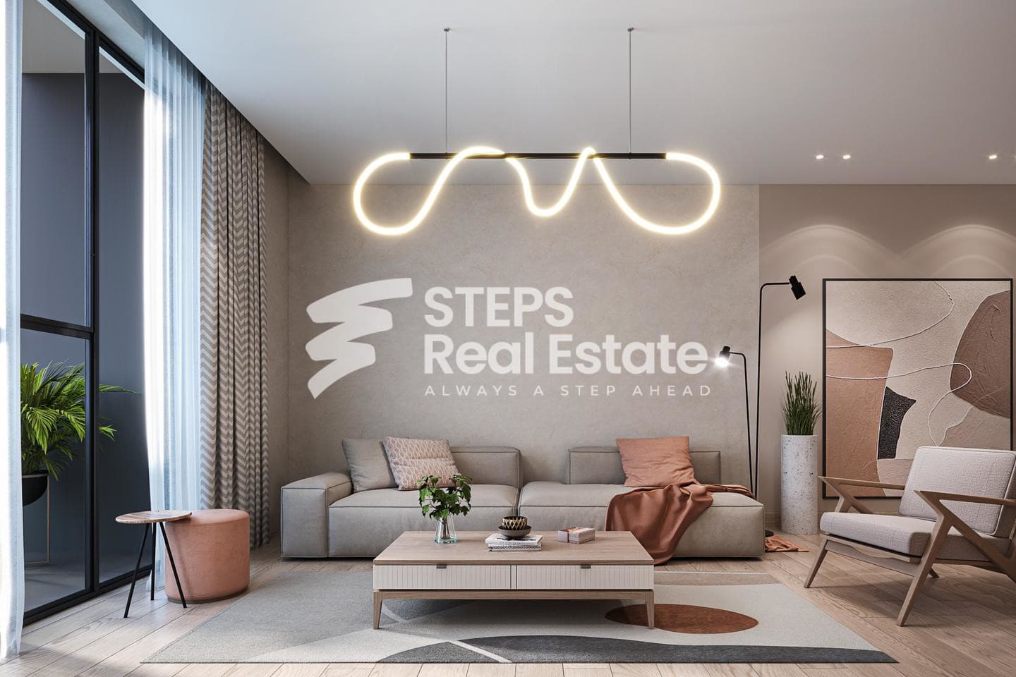Furnished flat with Sea & City Views in Lusail
