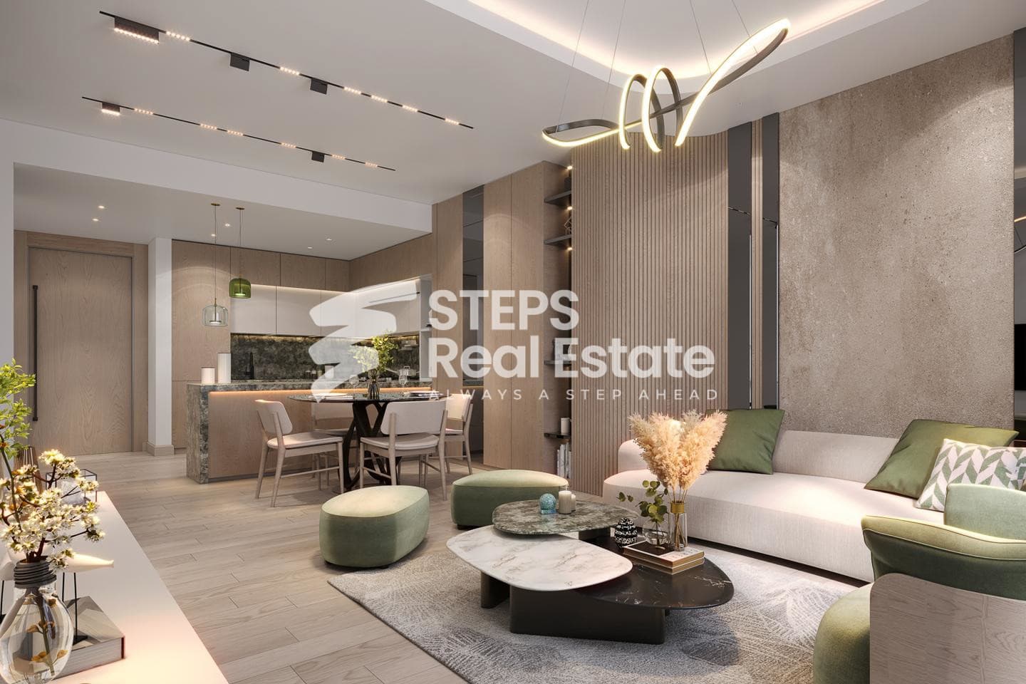Furnished flat with Secure Entry, Sea & City Views