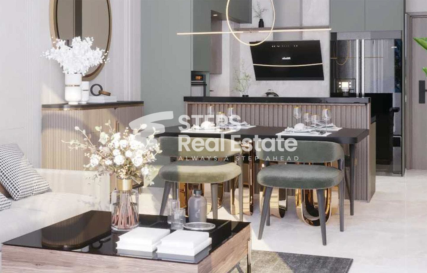 Furnished flat with Superb Building Amenities