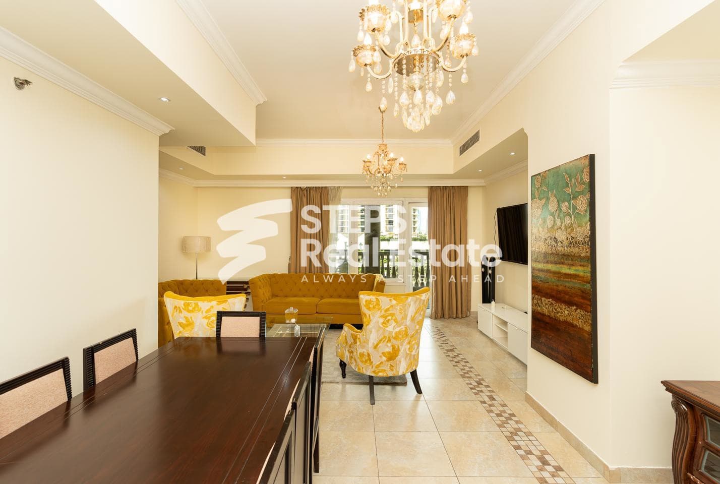 Spacious Furnished Apartment with Sea View