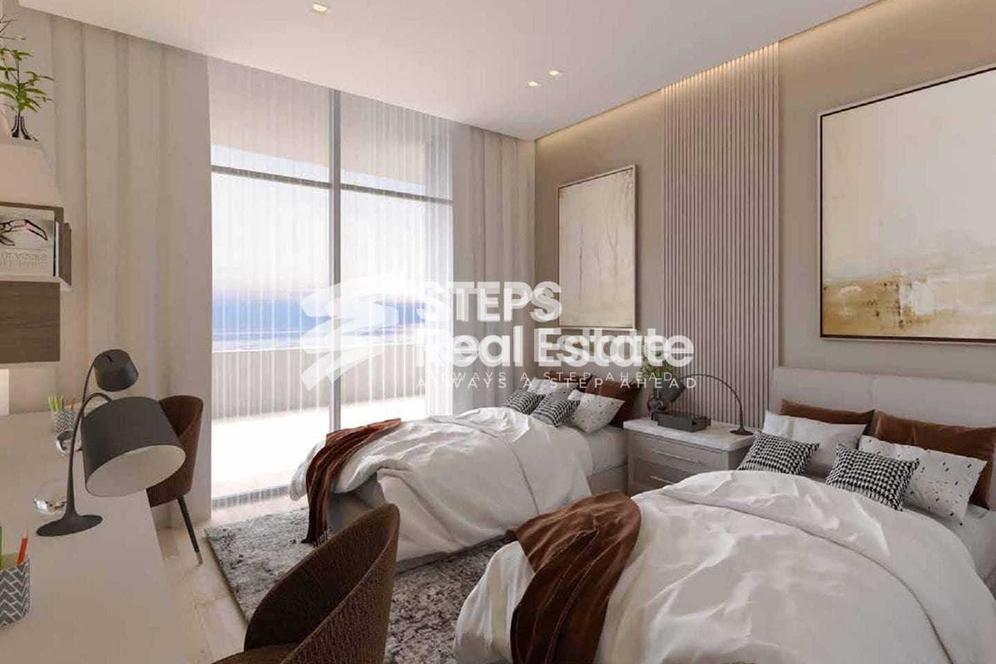 Prime Location Sea View Studio in Lusail 22