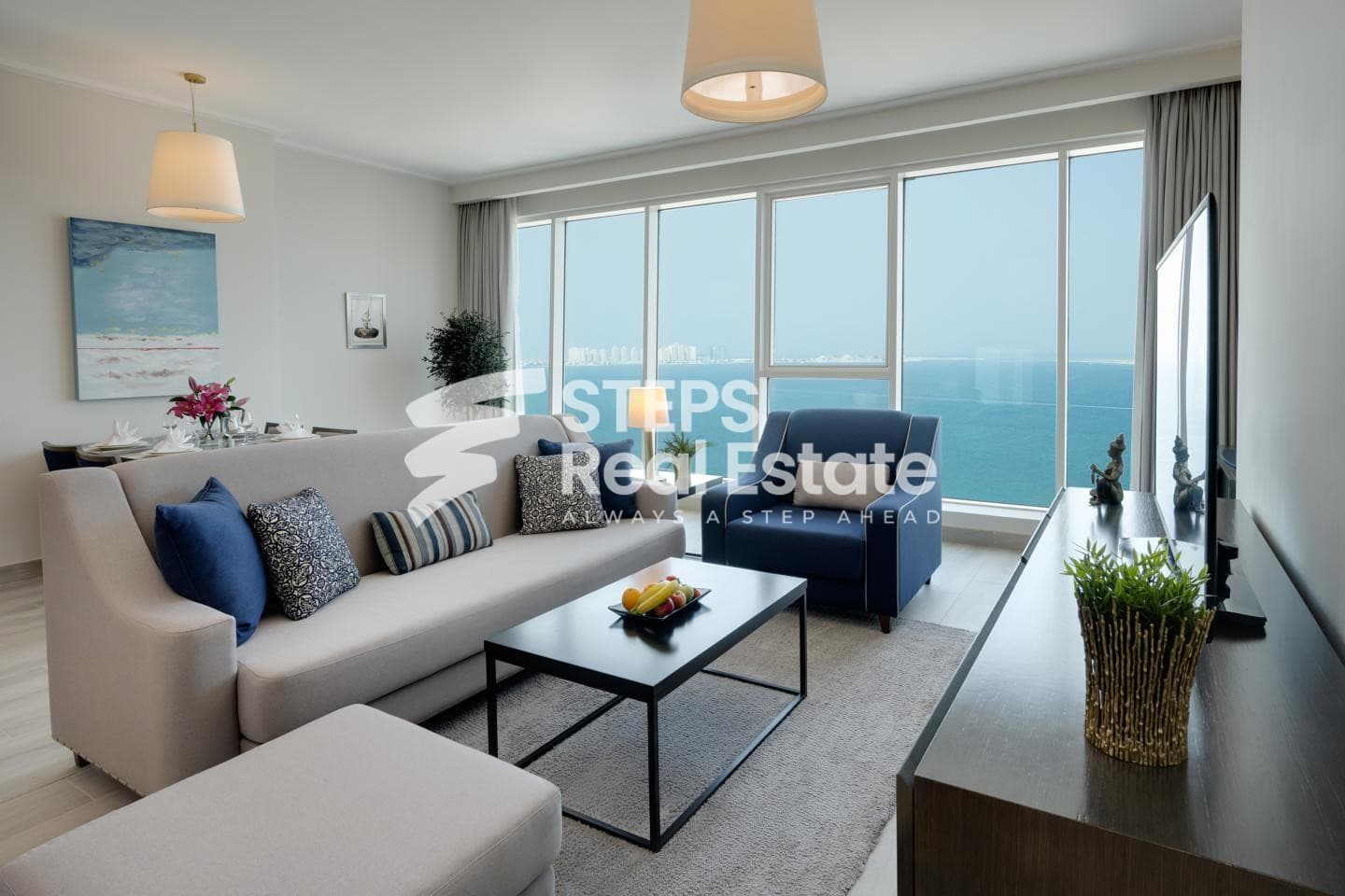 Furnished Apartment with Sea View in West Bay 24