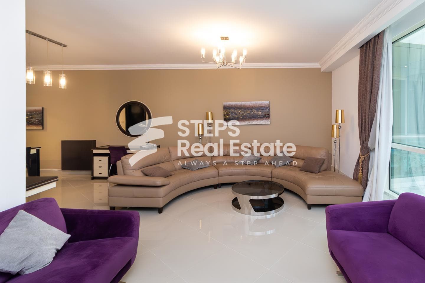 Furnished Apartment with City Views in West Bay 50