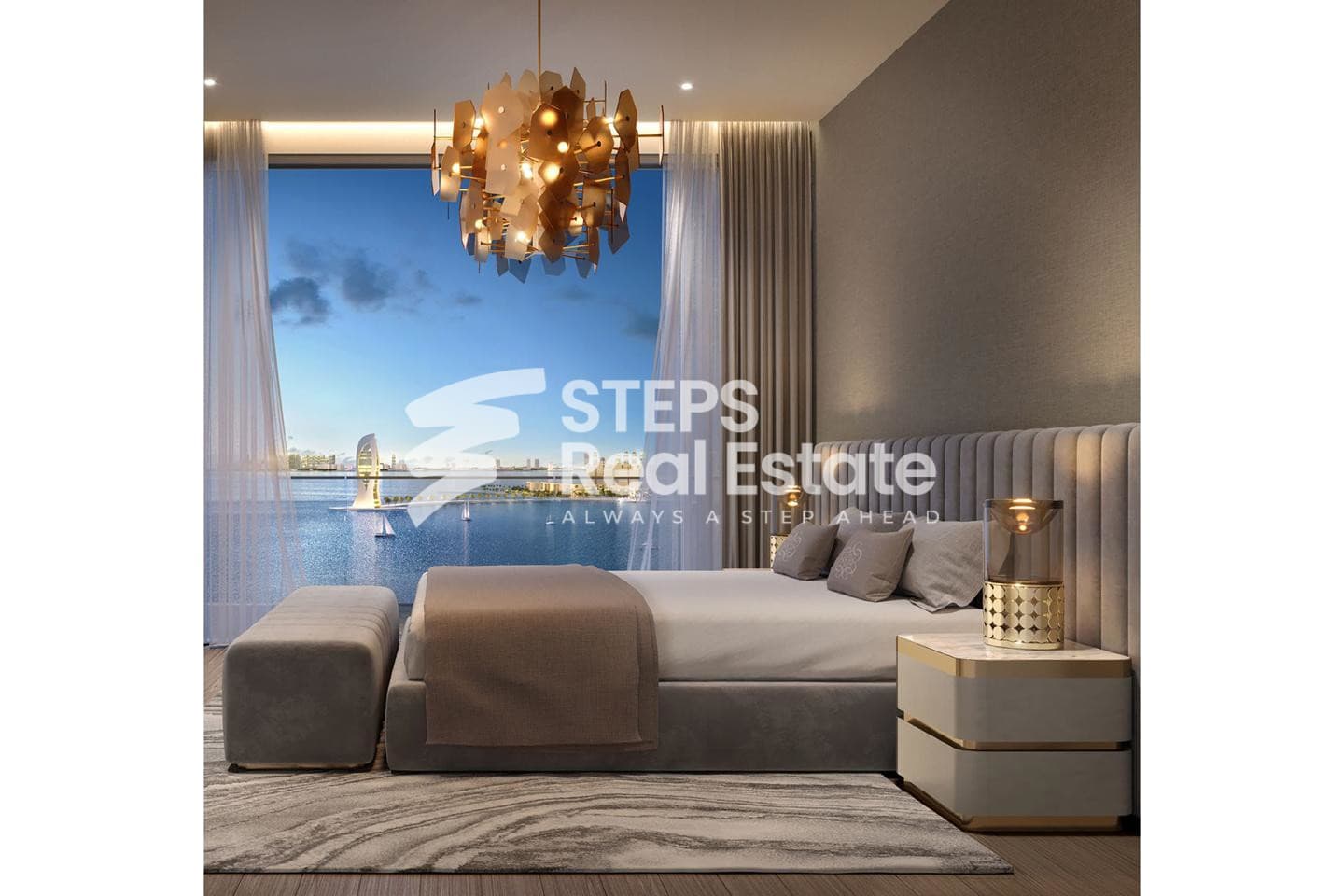 Furnished Apartment with City Views in Lusail 32