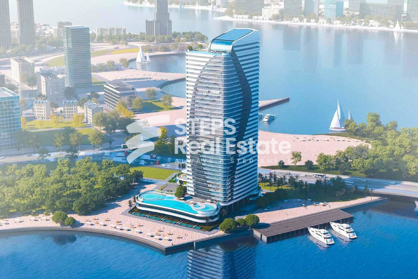 Fully Furnished Sea View Apartment in Lusail 36