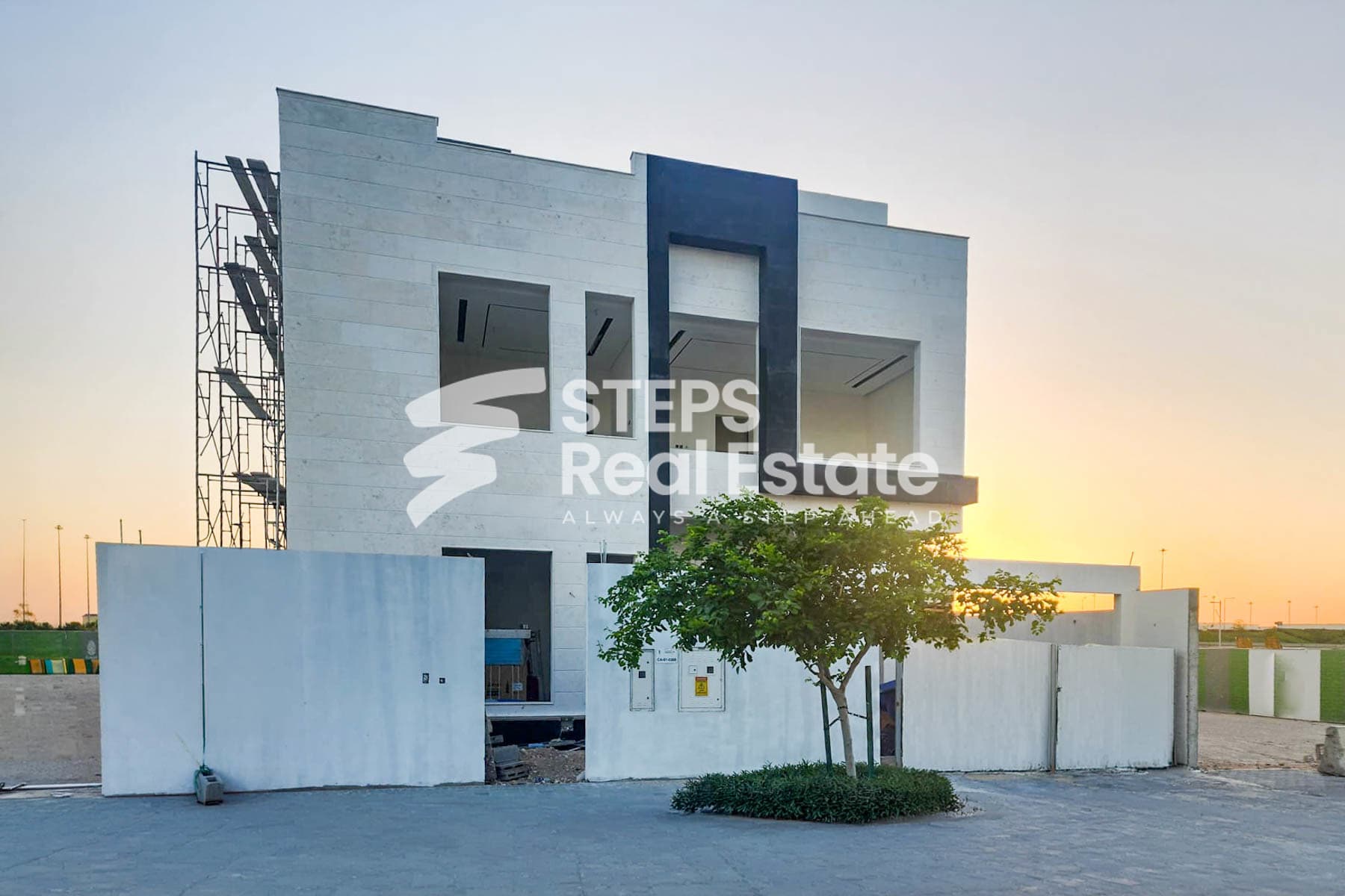 Freehold Villa under-construction in Huzoom Lusail Freehold Villa under-construction in Huzoom Lusail