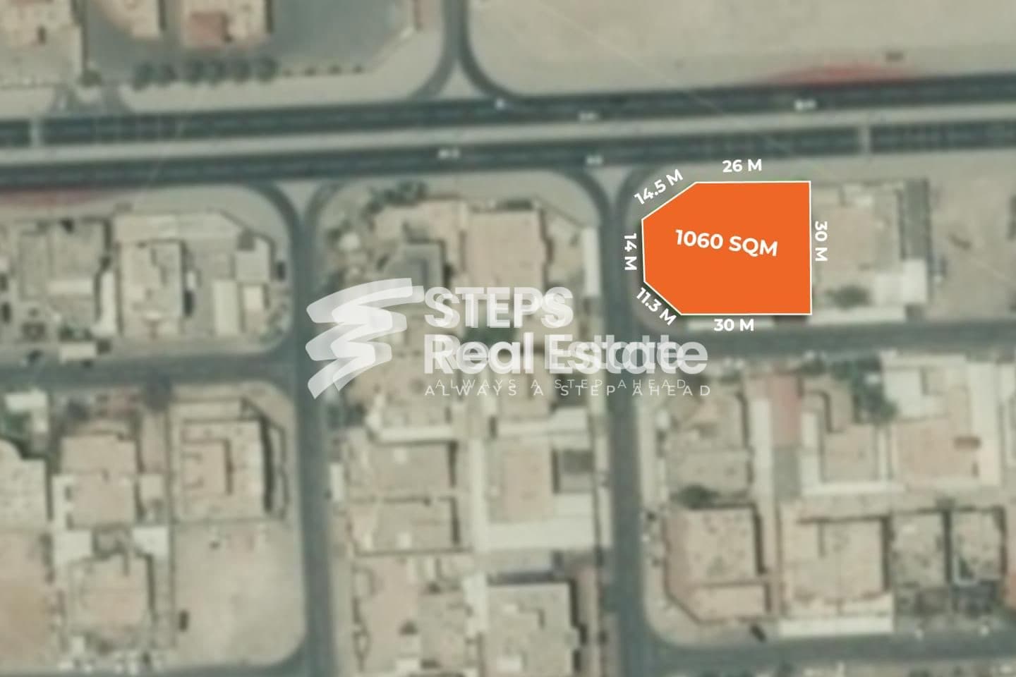 Prime 3-Frontage Corner Villa Land in Ain Khaled Prime 3-Frontage Corner Villa Land in Ain Khaled